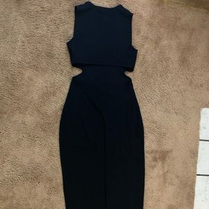 Express open back gown